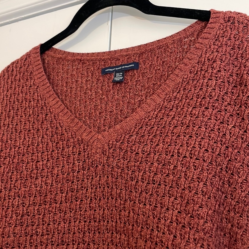 Rust Knit Sweater - Picture 2 of 4